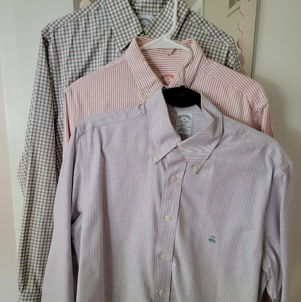 Brooks Brothers Men's Dress Shirts Set of 3.